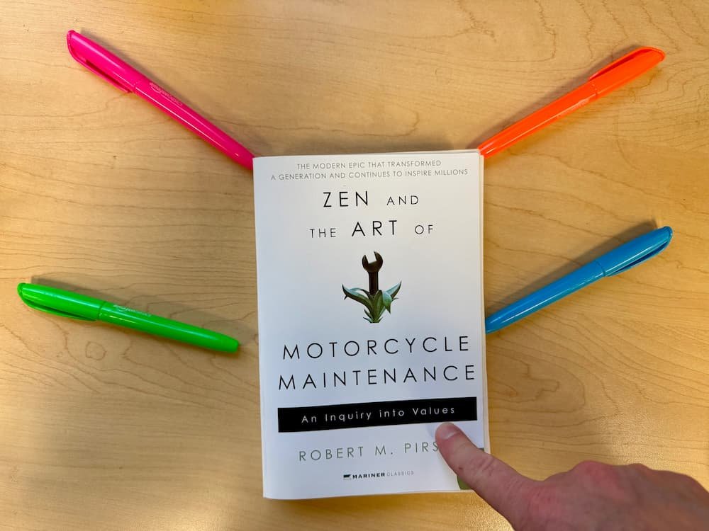 Zen and the art of motorcycle maintenance